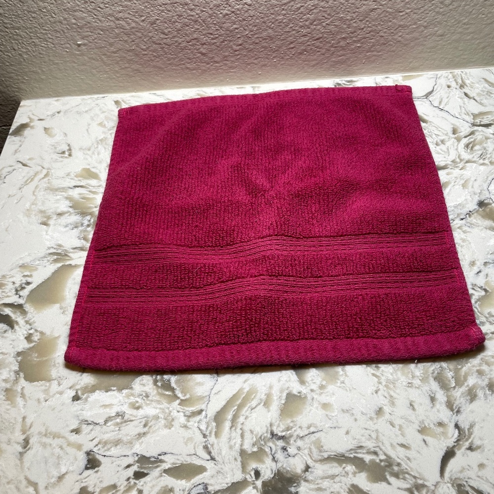 Pink Washcloth adorable that can be used anywhere